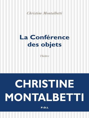 cover image of La Conférence des objets